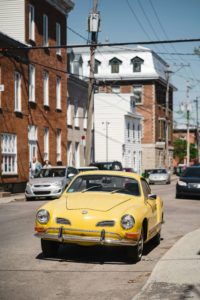 yellow car