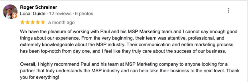 MSP Marketing Edge Review